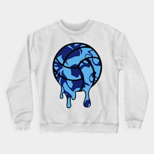 Melting volleyball Crewneck Sweatshirt